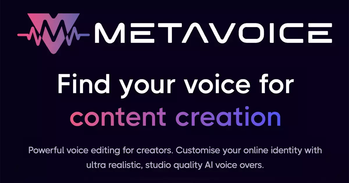 MetaVoice - Real-time AI Voice Changer